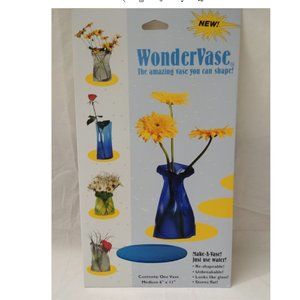 Wonder Vase Flower Medium Vase Unbreakable Blue